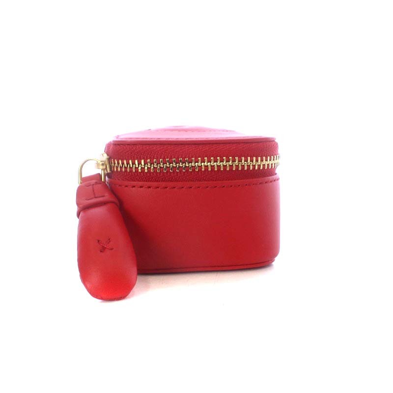  Anya Hindmarch ANYA HINDMARCH chubby heart ювелирные изделия кейс кейс для украшений сумка кожа красный красный /YO14 женский 