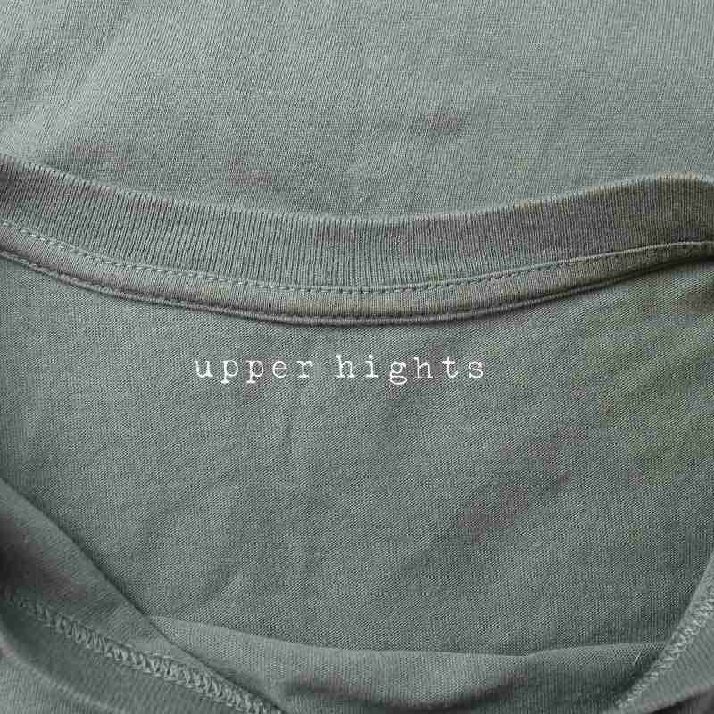 アッパーハイツ upper hights Tシャツ カットソー 半袖 オーバーサイズ 1 M グレー /AT22 レディース_画像4