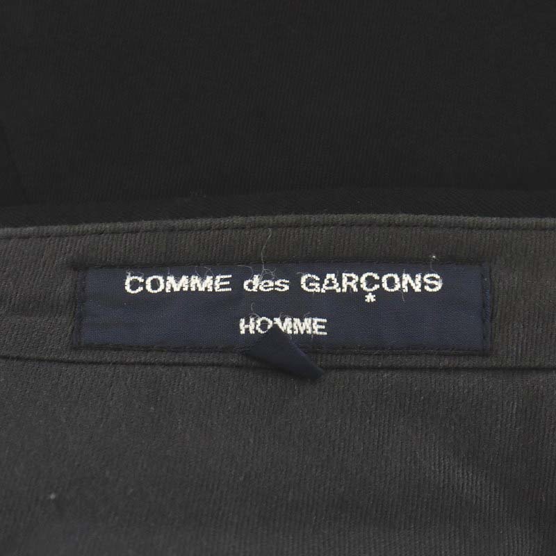 コムデギャルソンオム COMME des GARCONS HOMME AD2003 04SS パンツ スラックス ジッパーフライ ウール L 黒_画像3