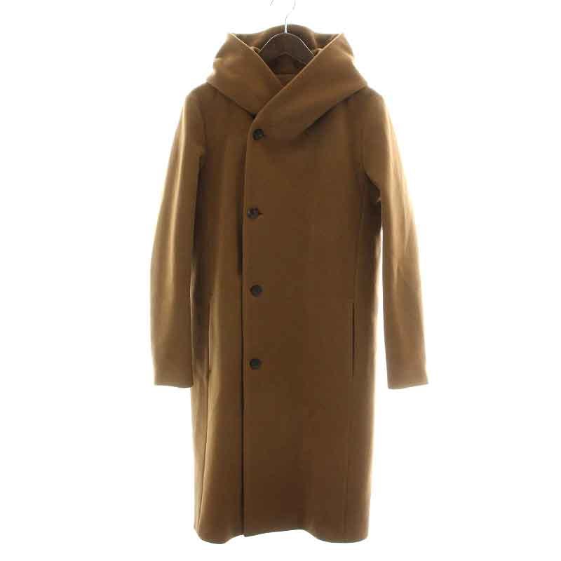 ダブルジェイケイ wjk witch coat コート フード ロング ウール L 茶 ブラウン wl77p /NW7 メンズ