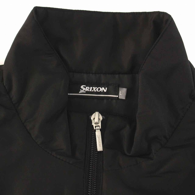 スリクソン SRIXON 中綿ジャケット ブルゾン ジップアップ アウター L 黒 ブラック /YM メンズ_画像4