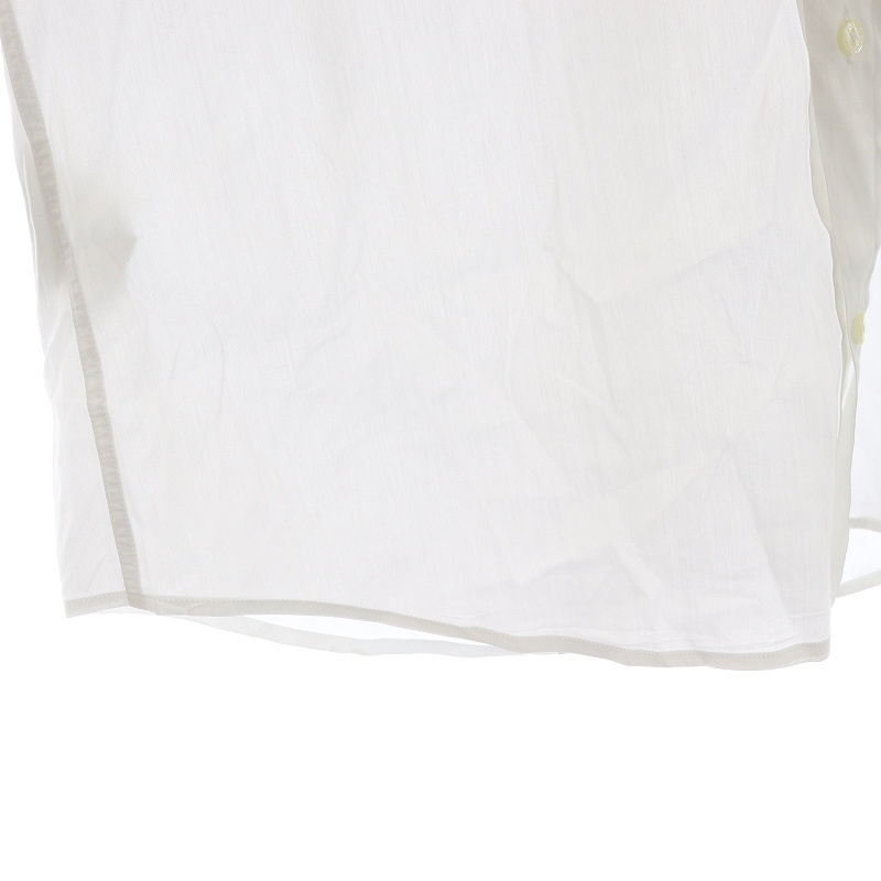 ドルチェ&ガッバーナ ドルガバ DOLCE&GABBANA ワイシャツ レギュラーカラー 長袖 ロゴ 15 3/4 40 M-L 白 ホワイト /SI41 メンズ_画像5