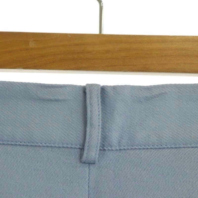  Stunning Lure STUNNING LURE pants strut zipper fly wool .2 light blue light blue /NR #OS lady's 