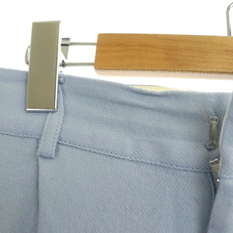  Stunning Lure STUNNING LURE pants strut zipper fly wool .2 light blue light blue /NR #OS lady's 