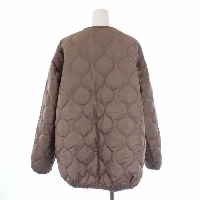  Urban Research URBAN RESEARCH ITEMS 22AW.. quilt cotton inside blouson quilting jacket outer F dark beige 