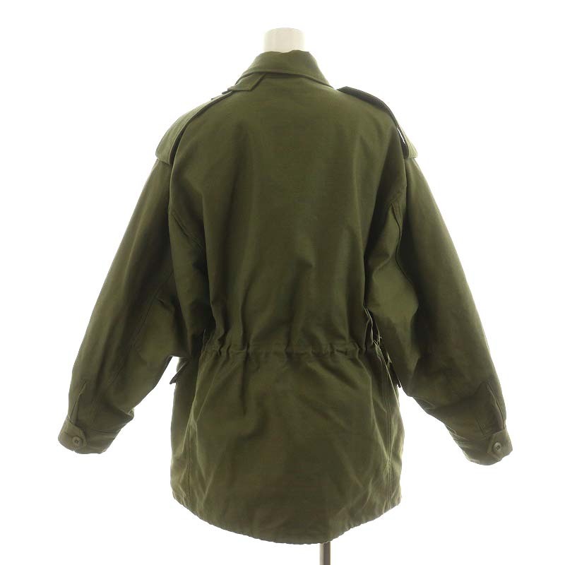 ハイク HYKE 22SS M-51 FIELD JACKET BIG FIT ミリタリージャケット コットン S カーキ 221-17022 /AN27 レディース_画像3