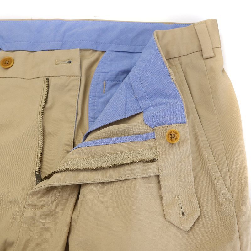  Brooks Brothers BROOKS BROTHERS chino pants chinos tapered W36 L beige /SI38 men's 