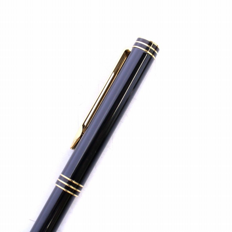 ウォーターマン WATERMAN ボールペン シャープペンシル 2点セット 筆記用具 ロゴ 黒 ブラック ゴールド色_画像7