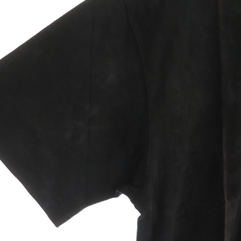 ノルディ NORDY ICE Dyeing 1/2 Sleeve Tシャツ カットソー 半袖 バックプリント ロゴ コットン M 黒 白 黄色_画像5