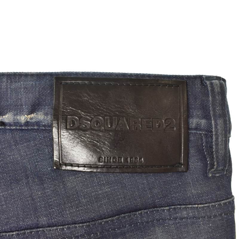 ディースクエアード DSQUARED2 SKATER JEANS スケーター ジーンズ デニムパンツ ダメージ加工 46 インディゴ S74LB0939 メンズ_画像9