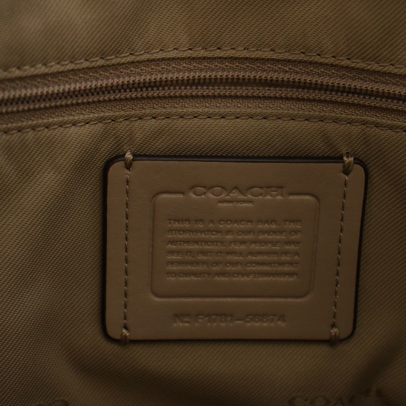 コーチ COACH プレーリー サッチェル ハンドバッグ ショルダーバッグ 2way レザー グレージュ 58874 /YI12 レディースの画像7