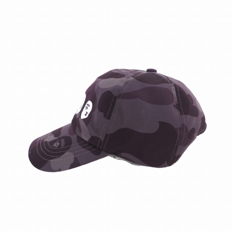 アベイシングエイプ A BATHING APE 帽子 キャップ カモフラ F 紫 パープル 001CPH301012X メンズ_画像3