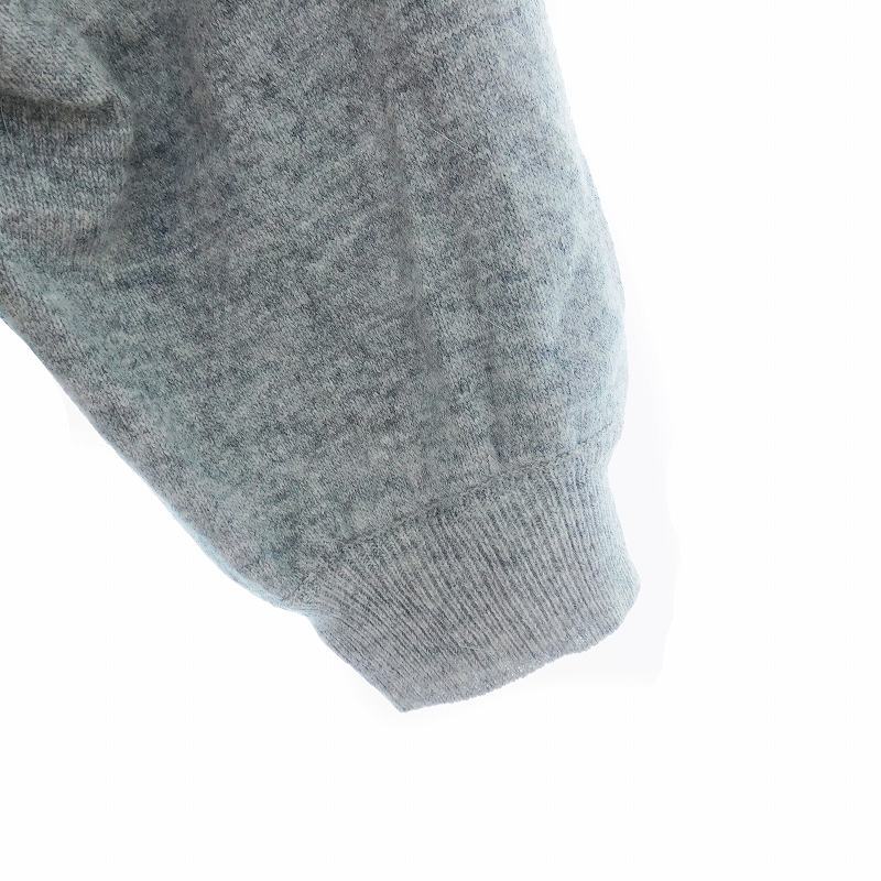  Jill Stuart JILL STUART knitted One-piece o cover -toru. minute sleeve Mini silk . silk . plain 0 gray /BT lady's 
