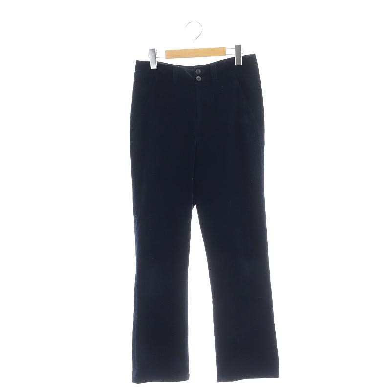  Agnes B agnes b. corduroy pants tapered stretch 36 navy blue navy /ES #OS lady's 