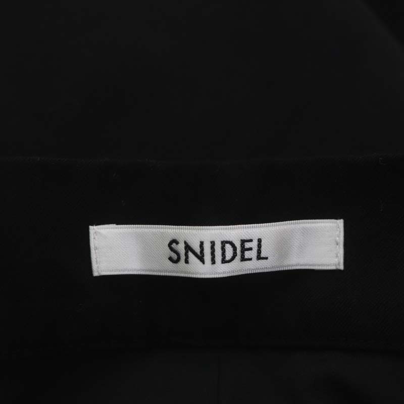 スナイデル snidel 22SS ローウエストミニスカショ パンツ ショート 0 黒 ブラック /HK ■OS レディース_画像3