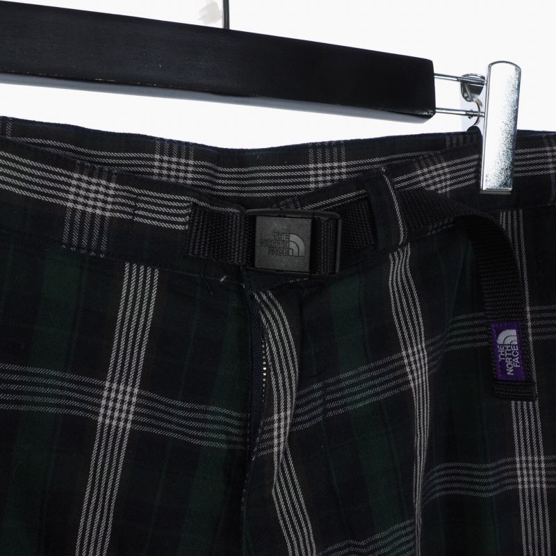 ノースフェイス パープルレーベル THE NORTH FACE PURPLE LABEL TWILL CHECK WIDE FIELD PANTSチェック ワイド パンツ 34 マルチカラー NT5_画像4