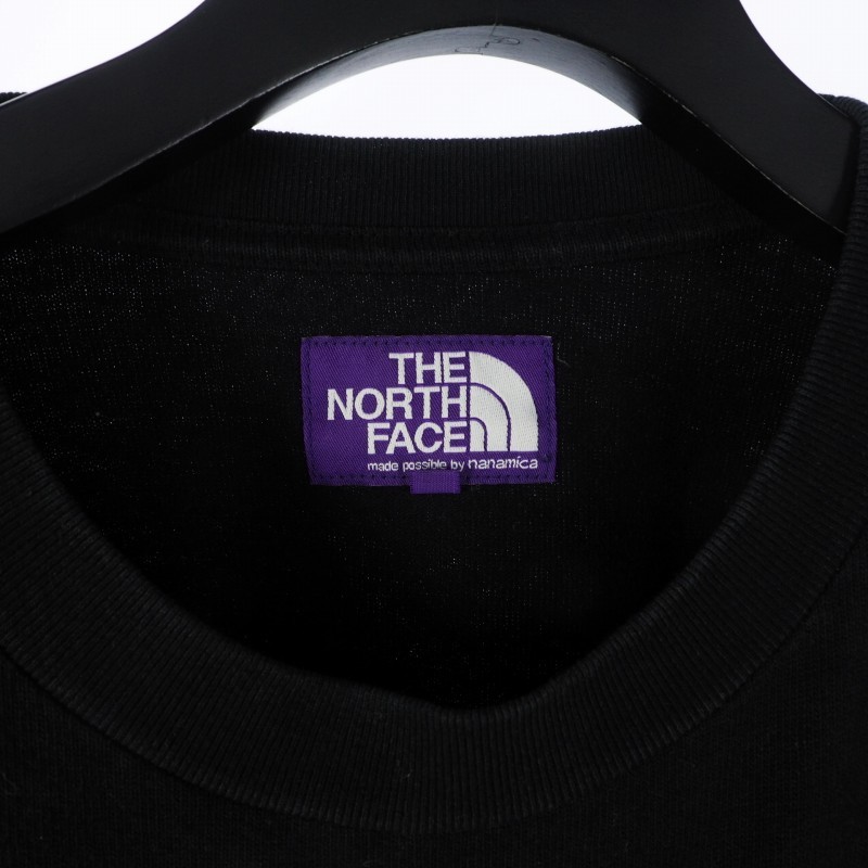 ザノースフェイス THE NORTH FACE 8OZ L/S LOGO TEE ロゴ プリント スウェット Tシャツ M ブラック 黒 NT3955N 国内正規 メンズ_画像5