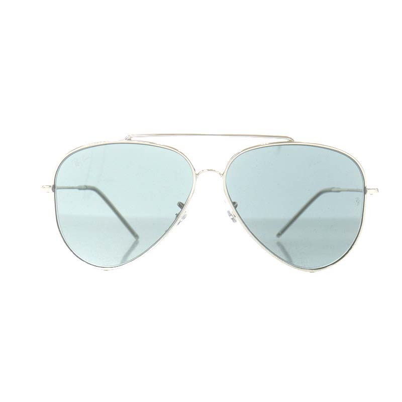 レイバン RAY BAN AVIATOR REVERSE サングラス 59□11 シルバー色 緑 グリーン RB-R01018 /AN11 メンズ