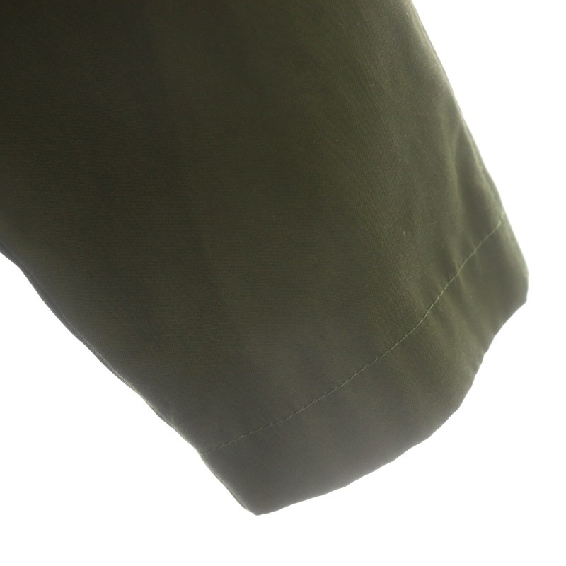 ラベンハム イーストブリッジ ステンカラーコート アウター ライナー付き ロング 10 M 緑 カーキ_画像6