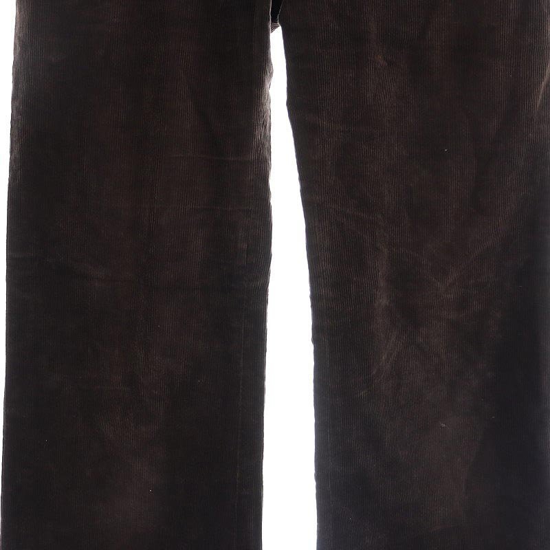  paul (pole) kaPAULE KA вельвет flare pants roll выше 36 темно-коричневый /DF #OS #SH женский 