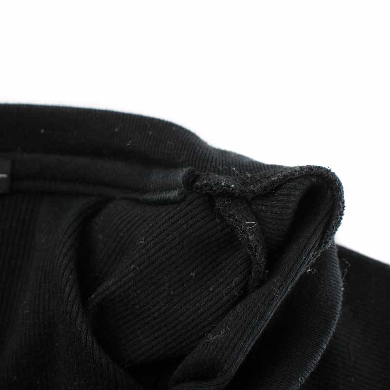バーバリーブラックレーベル BURBERRY BLACK LABEL Tシャツ カットソー 半袖 Vネック 1 S 黒 ブラック /AT24 レディース_画像7