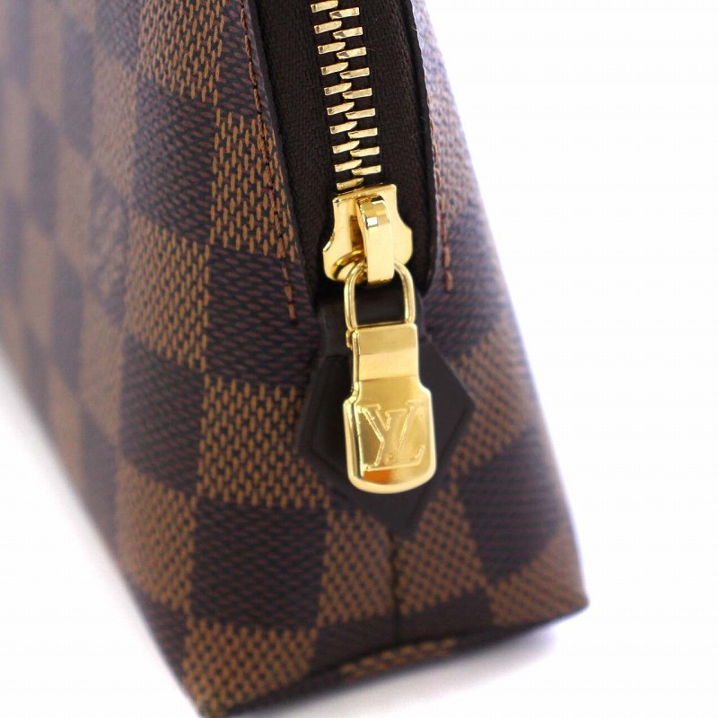 ルイヴィトン LOUIS VUITTON ポシェット コスメティックGM ダミエ エベヌ 化粧ポーチ N23345 /KH ■OH レディース_画像7