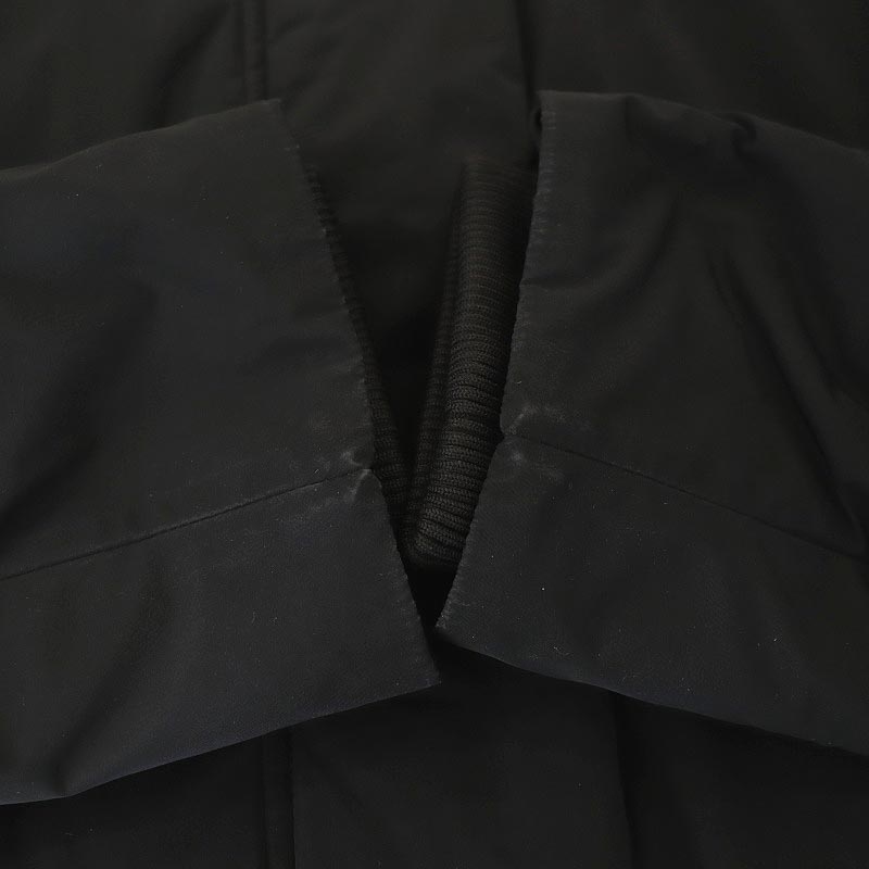  Woolrich WOOLRICH IENA special order MAPLE down jacket long outer fox fur hood XS black black /MI #OS lady's 