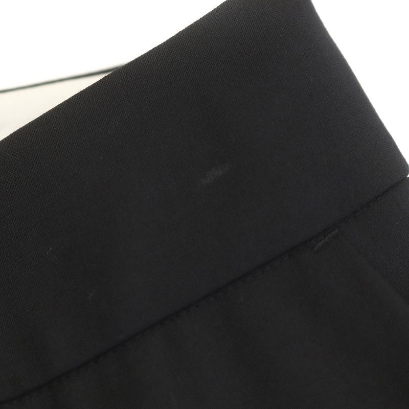 エレストリオフ ELE STOLYOF 20AW 裾デザインパンツ タック ウール 36 S 黒 ブラック 7070230901 /SI23 レディース_画像9