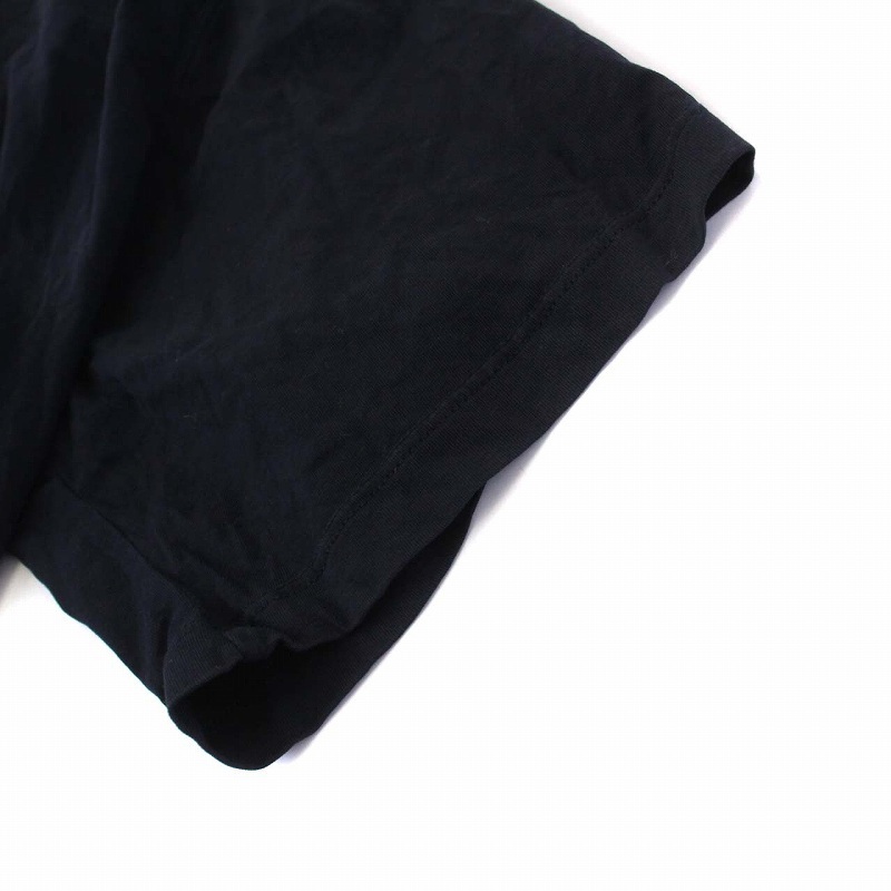 ジルサンダー JIL SANDER モックネック オーバーサイズ Tシャツ カットソー 半袖 M 紺 ネイビー JSMQ706022MQ247308 /KH メンズ_画像7