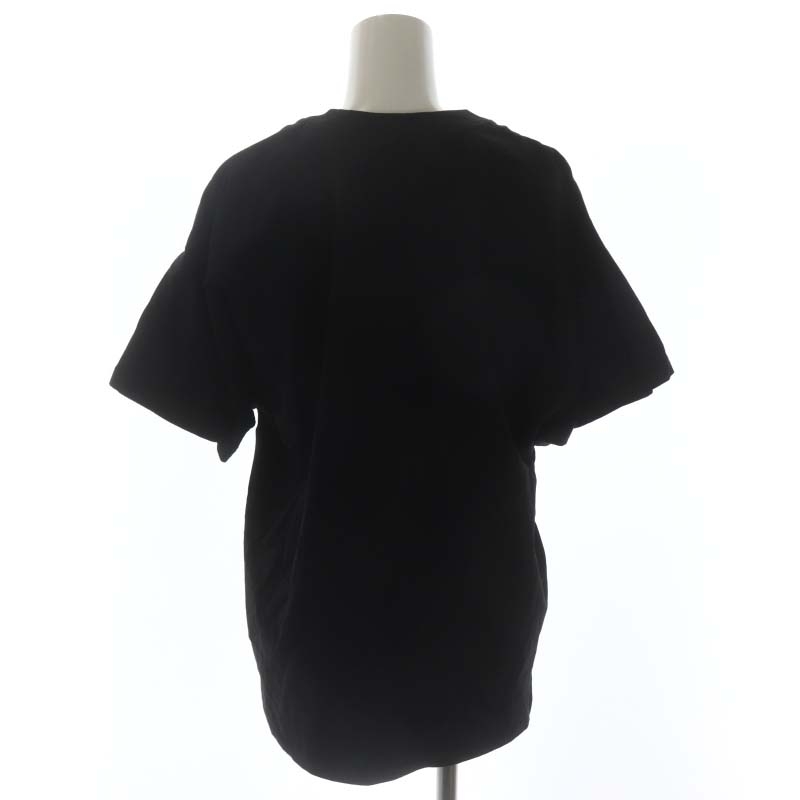コルピエロ Col Pierrot L'Appartement取り扱い 22AW Sleeve Pleats T-sh Tシャツ カットソー 半袖 黒 ブラック /HK ■OS レディース_画像2