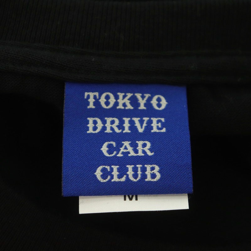 トウキョードライブカークラブ TOKYO DRIVE CAR CLUB THE MOVIE STAR プリントスウェット Tシャツ ロンT 長袖 M 黒 マルチカラー_画像3