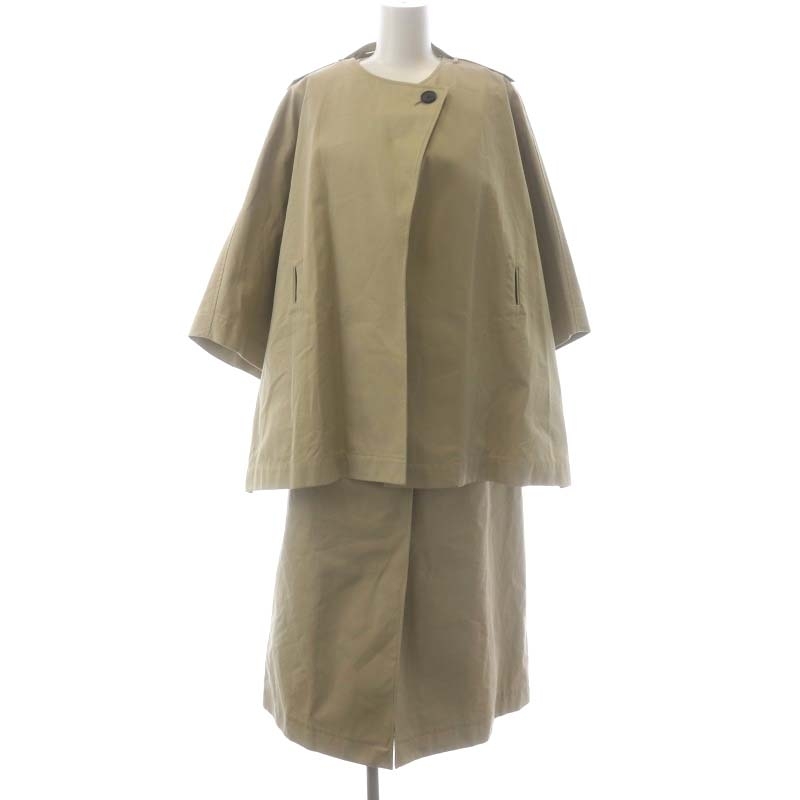  Adore ADORE 23SS Hybrid tsu il coat no color poncho coat 2 point set jacket long gilet Layered 38 beige /HS