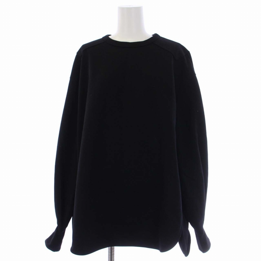 ザ リラクス THE RERACS LON6 SLEEVE COMAND T-SHIRT カットソー 長袖 クルーネック 36 S 黒 ブラック 22FW-RECS-368-J /BM レディース