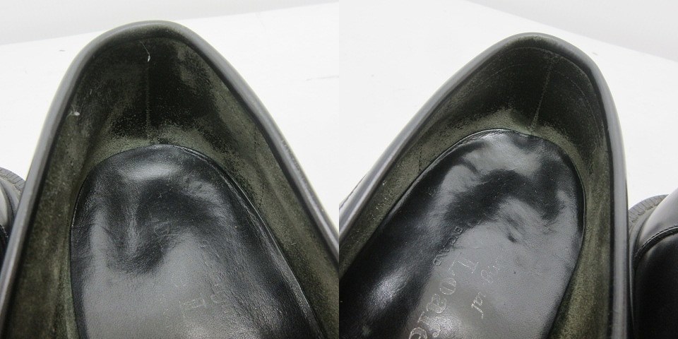  low kLoake кисточка Loafer туфли без застежки кожа чёрный черный примерно 27cm соответствует мужской 