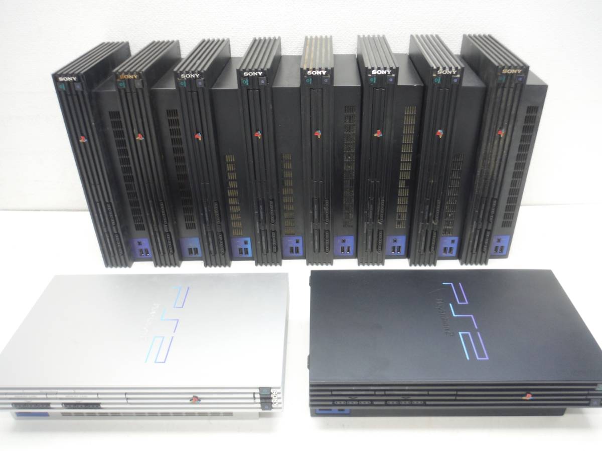 ジャンク SONY PS2 本体のみ 10台セット まとめて C（SCPH-15000 18000 30000 39000 39000RC 50000 50000TSS 大量 まとめ_画像1