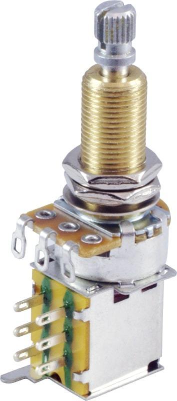 ポット Potentiometer - 500kΩ, Linear, Knurled Long, DPDT, Push-Push [送料170円から 同梱可]_画像1