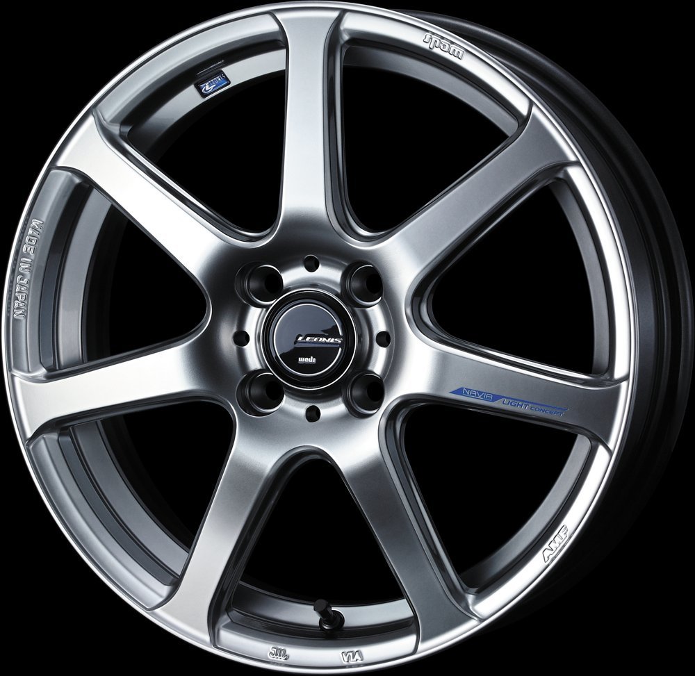 ウェッズ ホイール レオニス ナヴィア07 ハスラー MR31S/MR41S スズキ 15インチ 4H 4本セット 0039555 WEDSの画像