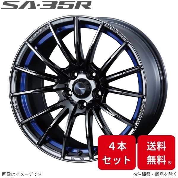 ウェッズ ホイール ウェッズスポーツ SA-35R レガシイアウトバック BS9 スバル 18インチ 5H 4本セット 0073620 WEDS_画像1