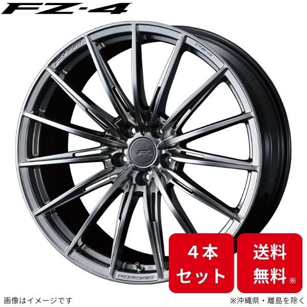 ウェッズ ホイール Fゼロ FZ-4 メガーヌ BBM5P ルノー 18インチ 5H 4本セット 0039834 WEDS