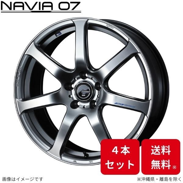 ウェッズ ホイール レオニス ナヴィア07 デュアリス J10 日産 19インチ 5H 4本セット 0039585 WEDS_画像1