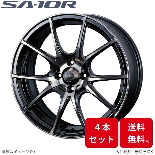 ウェッズ ホイール ウェッズスポーツ SA-10R シャトル GK8/GK9/GP7/GP8 ホンダ 15インチ 4H 4本セット 0072617 WEDS_画像1