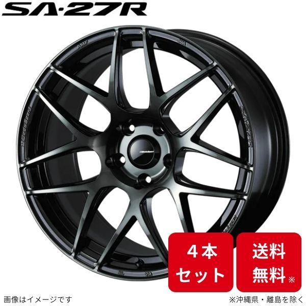 ウェッズ ホイール ウェッズスポーツ SA-27R デュアリス J10 日産 17インチ 5H 4本セット 0074166 WEDS_画像1