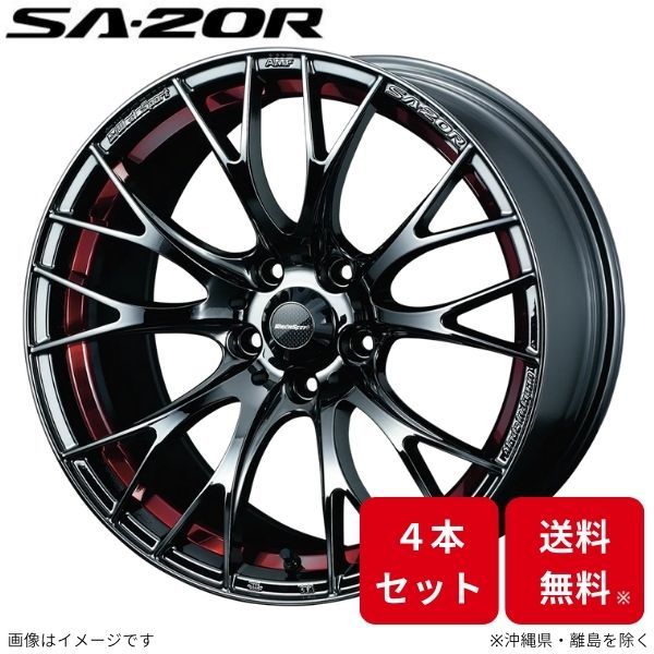 ウェッズ ホイール ウェッズスポーツ SA-20R フーガ Y50 日産 18インチ 5H 4本セット 0072802 WEDS_画像1