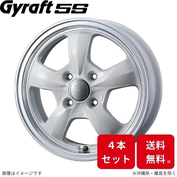 ウェッズ ホイール グラフト5S アルトラパン HE22S スズキ 14インチ 4H 4本セット 0041118 WEDS_画像1