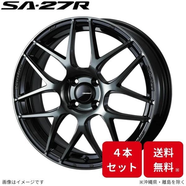 ウェッズ ホイール ウェッズスポーツ SA-27R ロードスター ND系 マツダ 17インチ 4H 4本セット 0074163 WEDS_画像1