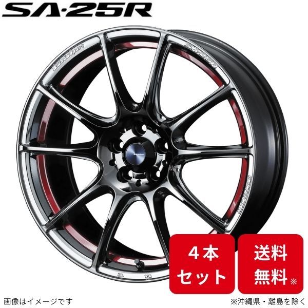 ウェッズ ホイール ウェッズスポーツ SA-25R シビック FC1/FK7 ホンダ 18インチ 5H 4本セット 0073852 WEDS_画像1