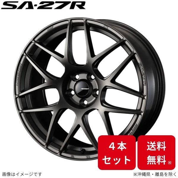 ウェッズ ホイール ウェッズスポーツ SA-27R カローラルミオン 150系 トヨタ 17インチ 5H 4本セット 0074189 WEDS