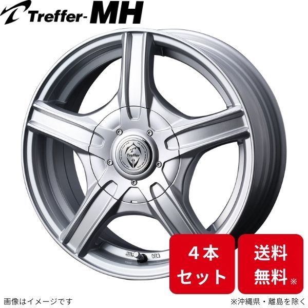 ウェッズ ホイール トレファーMH マーチ K12 日産 15インチ 4本セット 0033591 WEDS_画像1