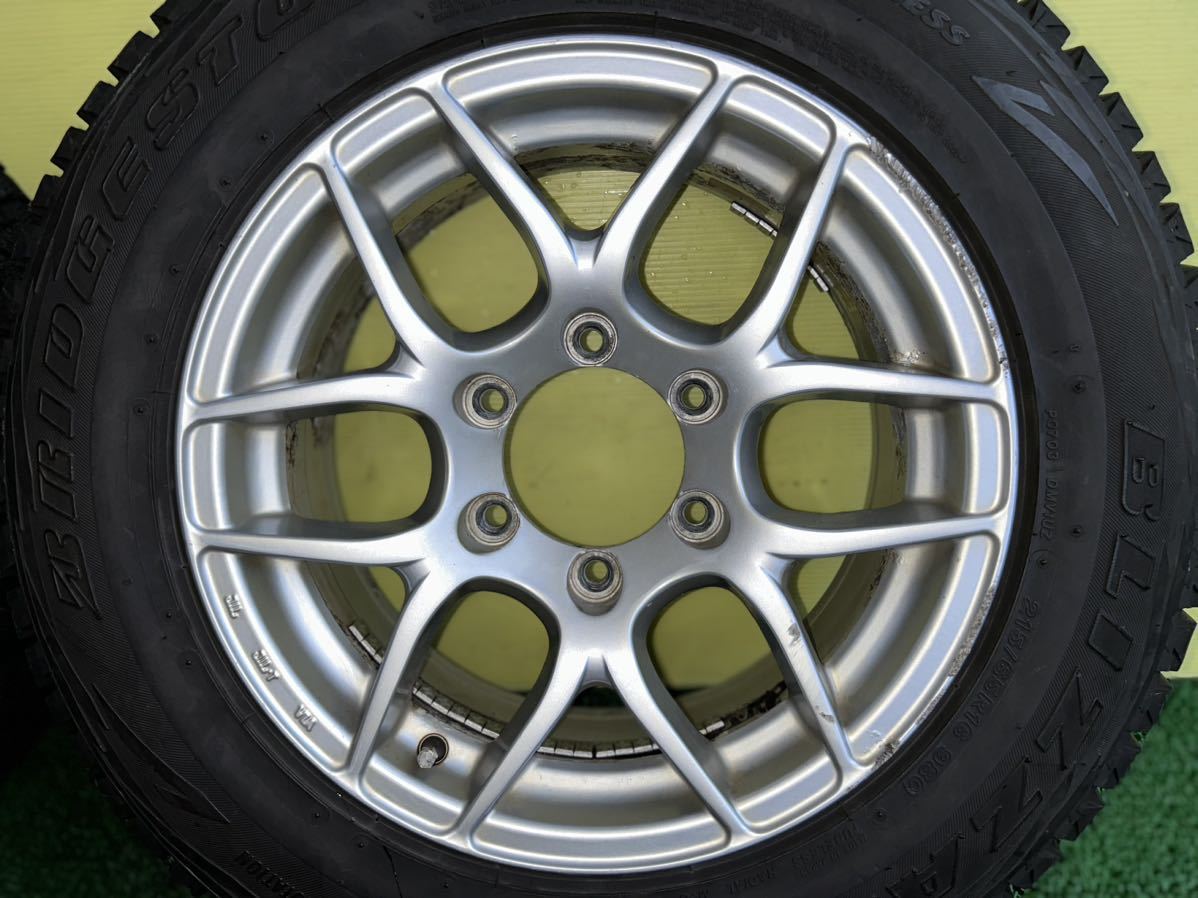 215/65R16 2018 год sdato отсутствует Bridgestone Blizzak DM-V1 шина комплект легкосплавных дисков 6 дыра PCD139.7 ET+25 16×7J ступица 110mm Hiace и т.д. 