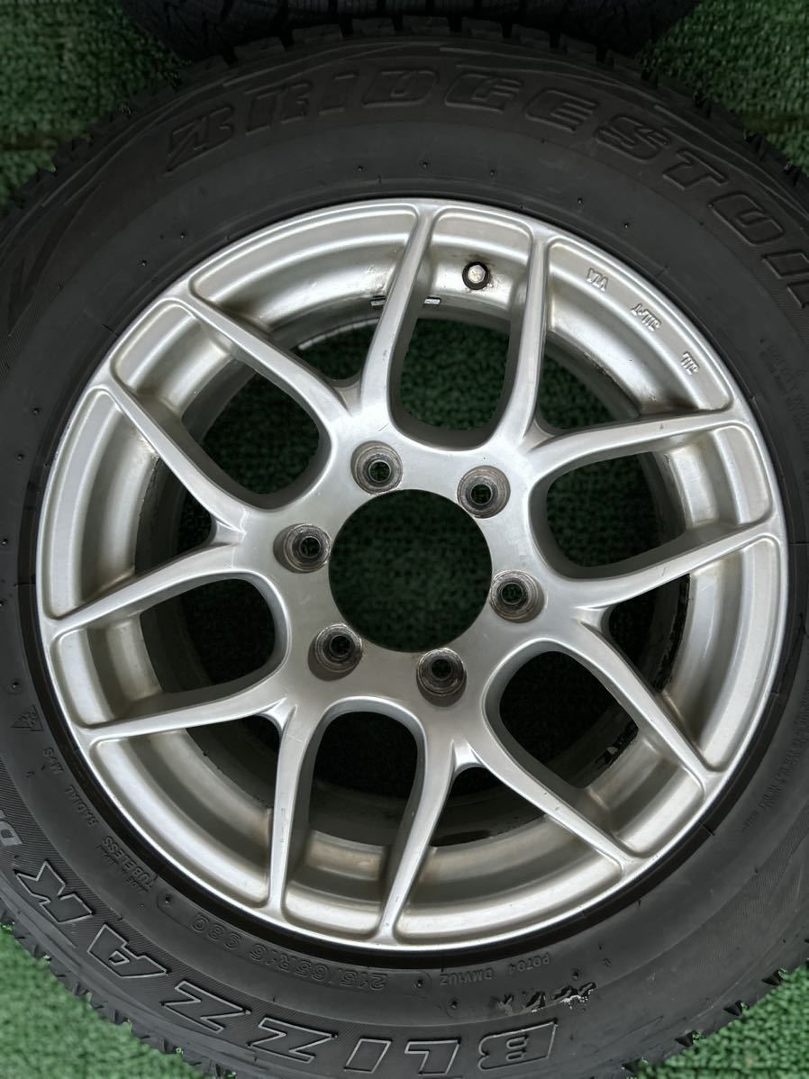 215/65R16 2018 год sdato отсутствует Bridgestone Blizzak DM-V1 шина комплект легкосплавных дисков 6 дыра PCD139.7 ET+25 16×7J ступица 110mm Hiace и т.д. 